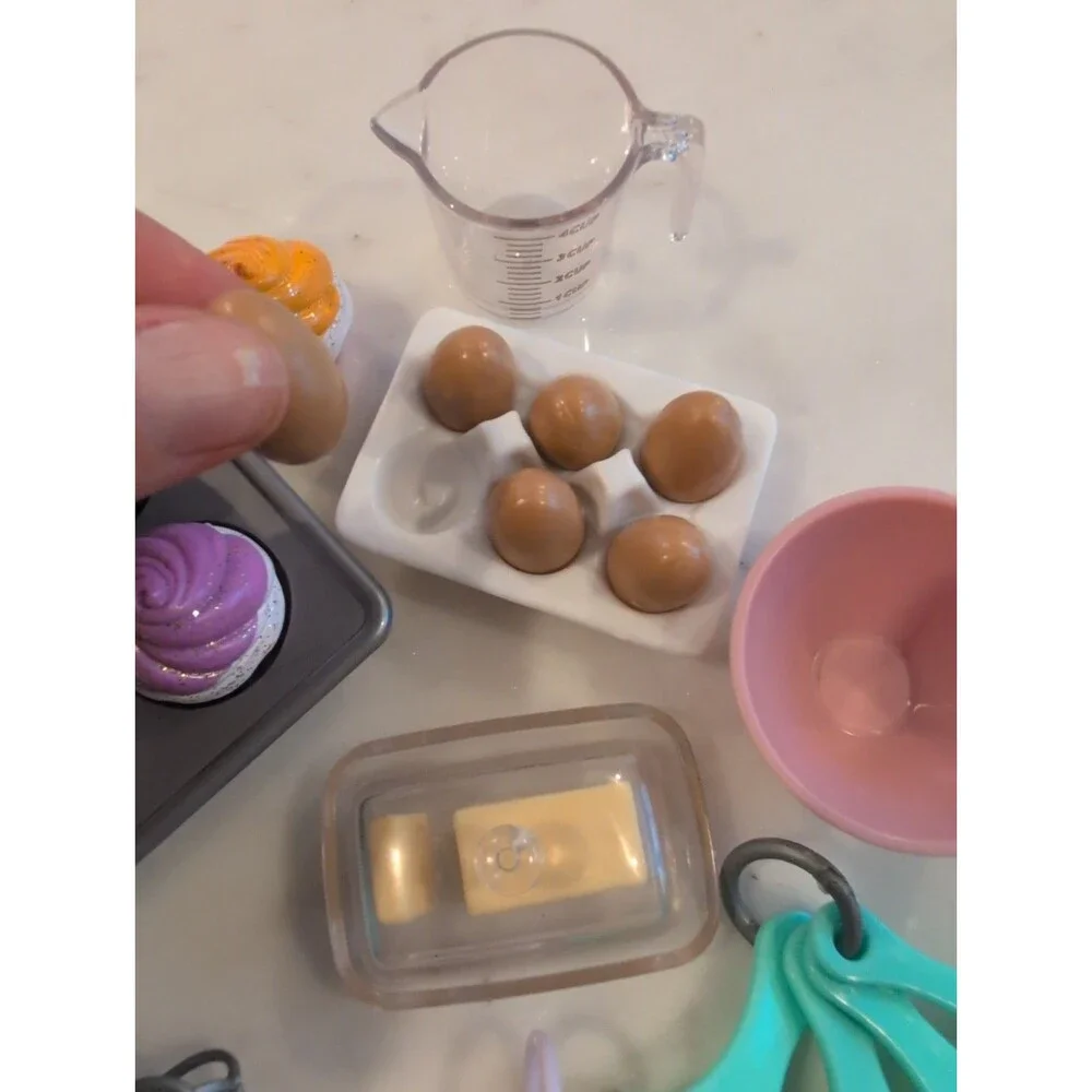 Miniatures Doll House Baking Supplies for Dolls or American Doll Accessories